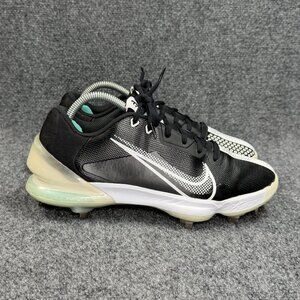 Nike Force Zoom Trout 7 Pro Baseball Cleats Men's Size 8.5 Black White Athletic